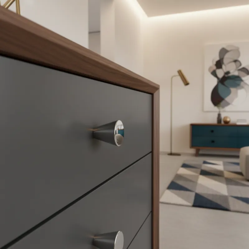 Ručka knopka MANGO / Sjajni krom