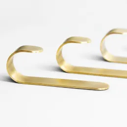 Samoljepljiva zidna kuka LAXO / Zlatno brušena