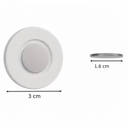 Magnetni držač za daljinski upravljač / Bijela