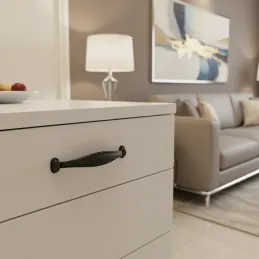 Ručka RHEA / Crna mat