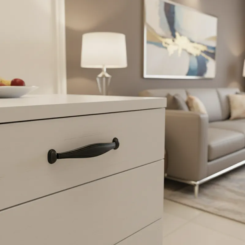 Ručka RHEA / Crna mat