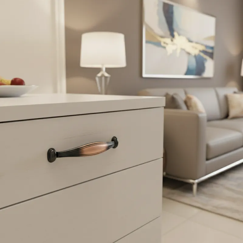 Úchytka RHEA / Antracit - bakar