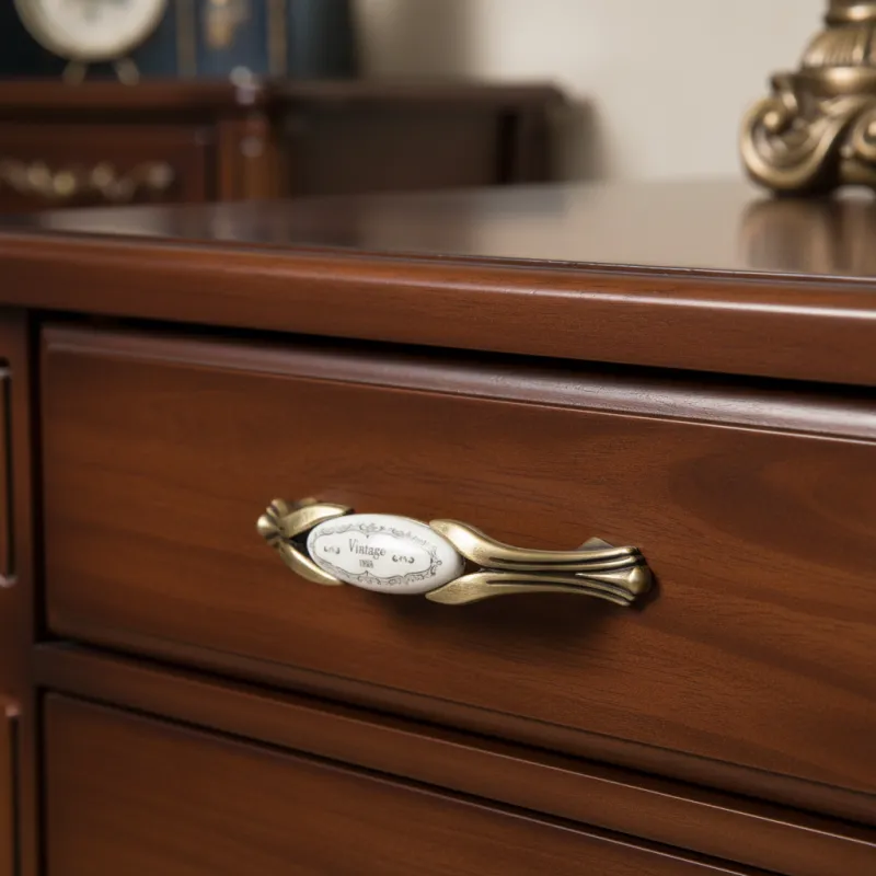 Keramička ručka FRIDA / Starozlatna