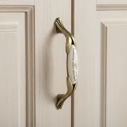 Keramička ručka FRIDA / Starozlatna