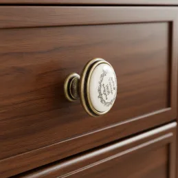 Keramička ručica knop FRIDA / Starozlatna