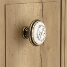 Keramička ručica knop FRIDA / Starozlatna