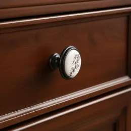 Keramička ručka knopka HOPE Mini / Smeđa