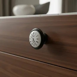 Ručka knopka VIAMO CLOCK / Crna