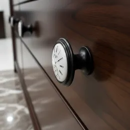 Ručka knopka VIAMO CLOCK / Crna
