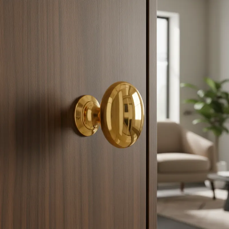 Gumb CAMORA / Zlatni sjajni