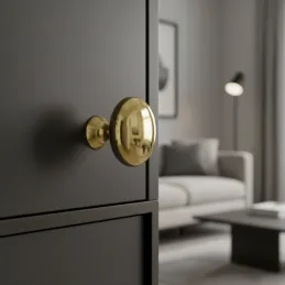 Ručka knopka BEA / Zlatno sjajna