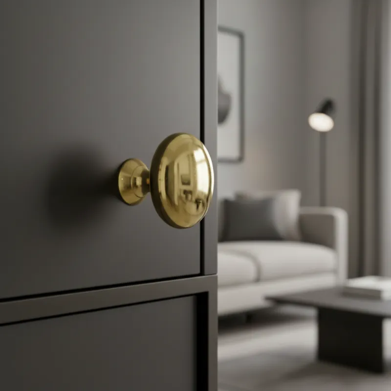 Ručka knopka BEA / Zlatno sjajna