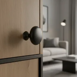 Ručka knopka BEA / Crna mat