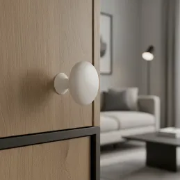 Ručka knopka BEA / Bijela mat