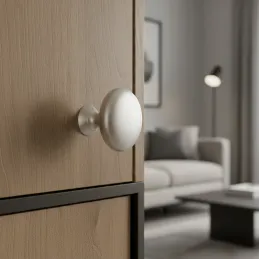 Ručka knopka BEA / Matirani krom