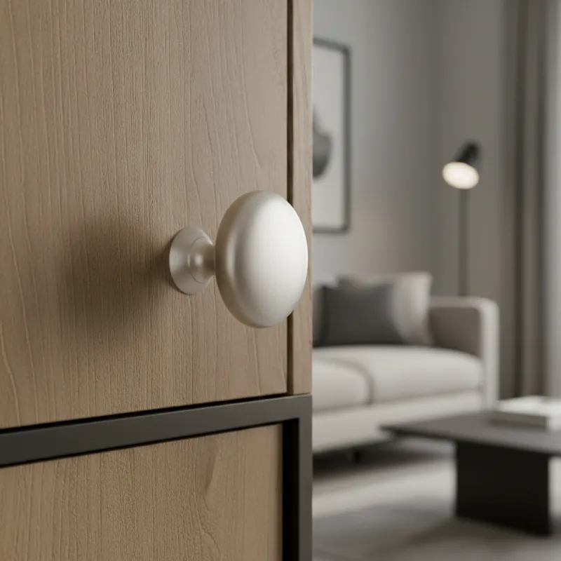 Ručka knopka BEA / Matirani krom