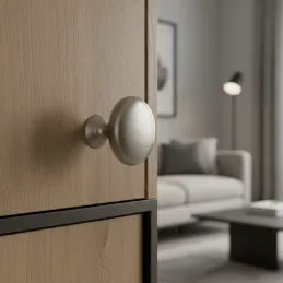 Ručka knopka BEA / brušeni nikal