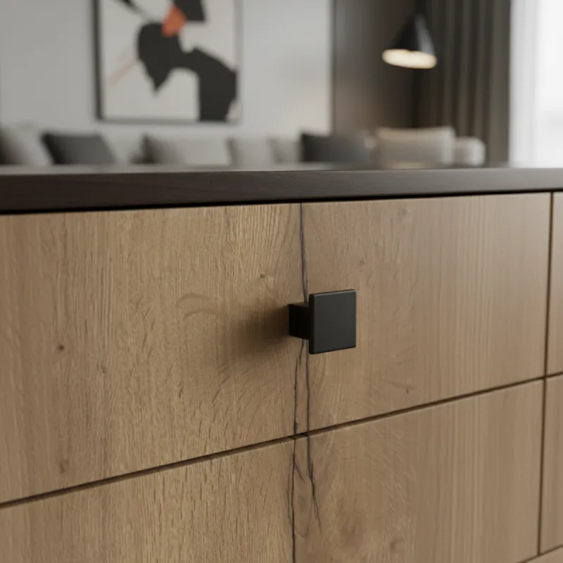 Ručka knopka AXON / Crna mat