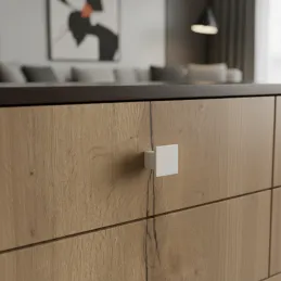 Ručka knopka AXON / Bijela mat