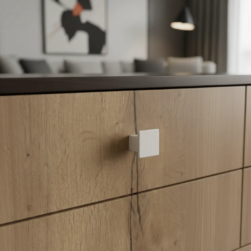 Ručka knopka AXON / Bijela mat