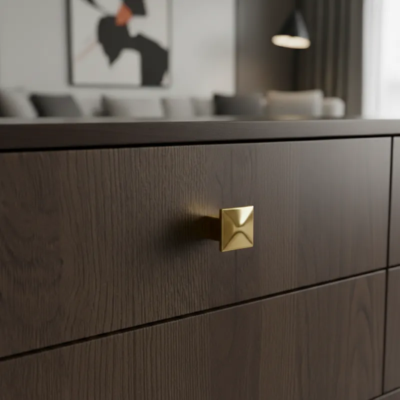 Ručka knopka AXON / Sjajno zlatna