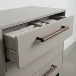 Drvena ručka SOHO / Orah lakirani - crna mat