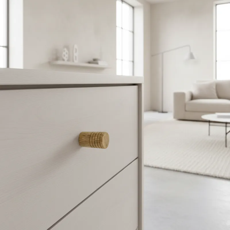 Drvena ručka AURUS / Lakirani hrast