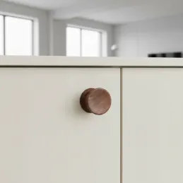 Drvena ručkica BALENCIA / Lakirani orah