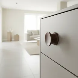 Drvena ručkica BALENCIA / Lakirani orah