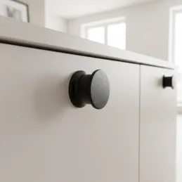 Drvena ručka BALENCIA / Crna lakirana