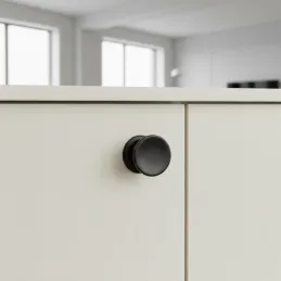 Drvena ručka BALENCIA / Crna lakirana