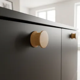 Drvena dugmad BALENCIA / Lakirani hrast