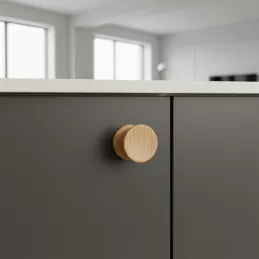 Drvena dugmad BALENCIA / Lakirani hrast