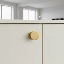 Ručka knopka BALENCIA / Brušeno zlato