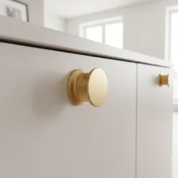 Ručka knopka BALENCIA / Brušeno zlato
