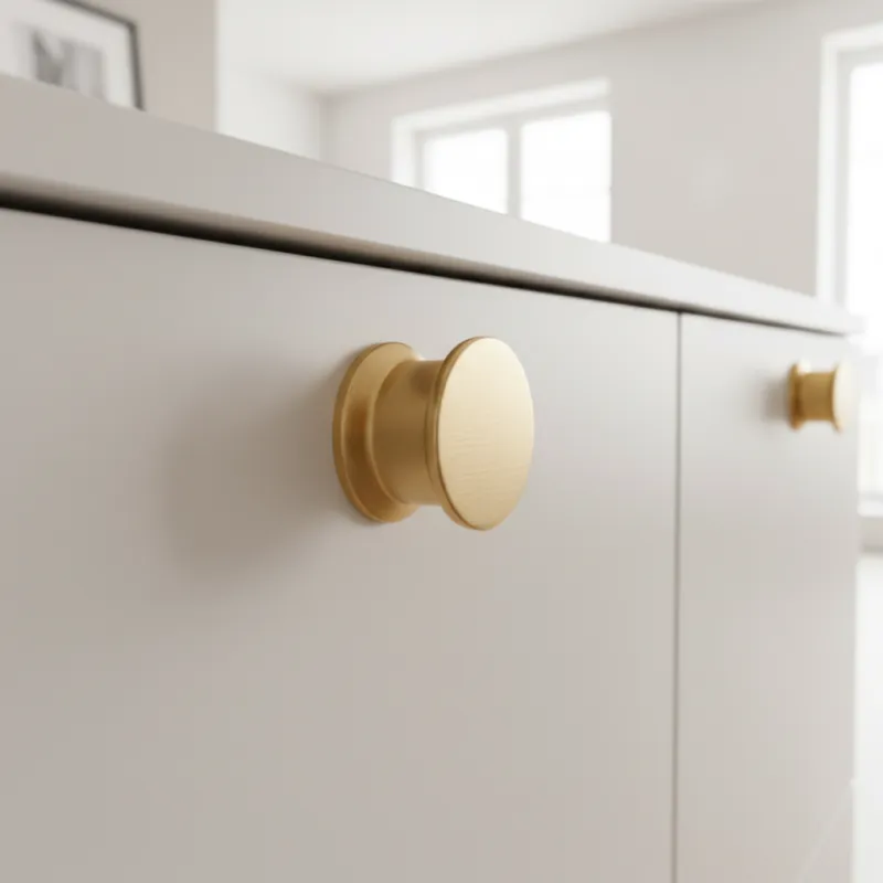 Ručka knopka BALENCIA / Brušeno zlato