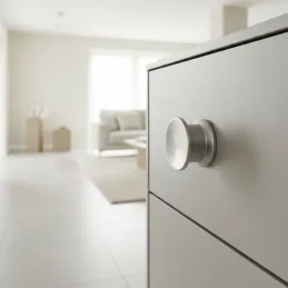 Ručka gumb BALENCIA / Brušeni nikal