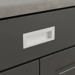 Ugradbena ručkica MALI / Mat bijela