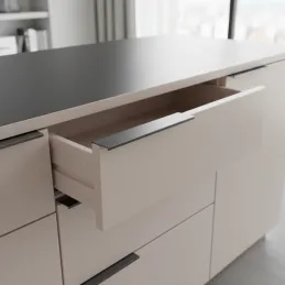 Ručka za rub CANSAS / Crna brušena