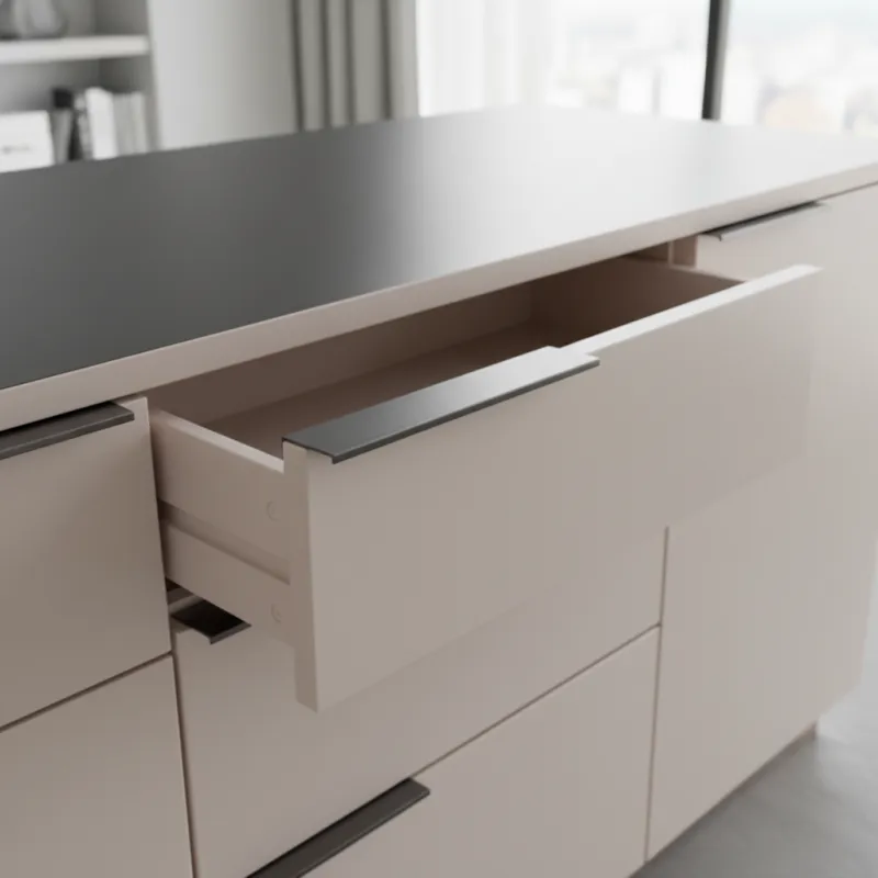 Ručka za rub CANSAS / Crna brušena