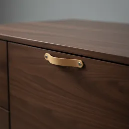 Kožnata ručka DOLCE OVAL / Prirodna koža