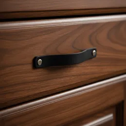 Kožna ručka DOLCE / Crna