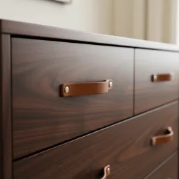 Kožna ručka DOLCE / Smeđa