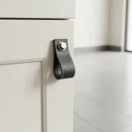 Ručka gumba SAMSONITE / Crna koža