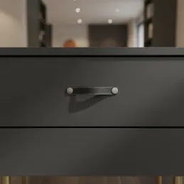 Ručka CASE / Crna koža