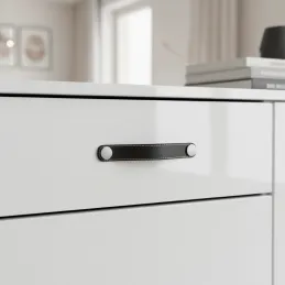 Ručka CASE / Crna koža