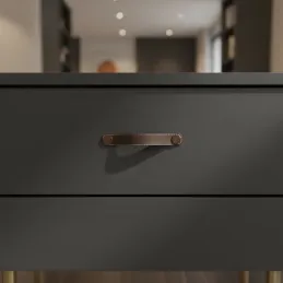 Ručka CASE / Smeđa koža