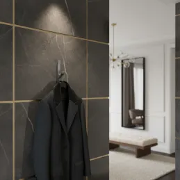 Vješalica KOS Mini / sjajan krom