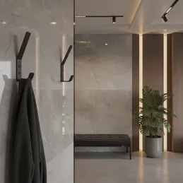 Vješalica LEILA XL / Crna mat