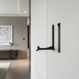 Klizni ormar za ugradnju VERNON Mini / Crna mat